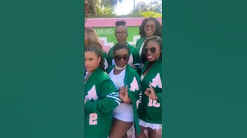 Beta Alpha chapter of Alpha Kappa Alpha 15-year AKAversary 🩷💚🩷💚🩷💚