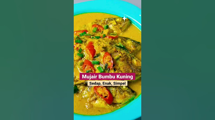 RESEP MUJAIR BUMBU KUNING #shorts #resep