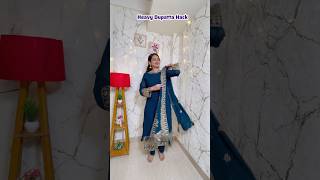 Heavy Dupatta Style Hack✅