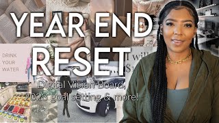 YEAR END RESET | CREATING MY DIGITAL VISION BOARD \& 2023 GOAL SETTING + Channel Updates!