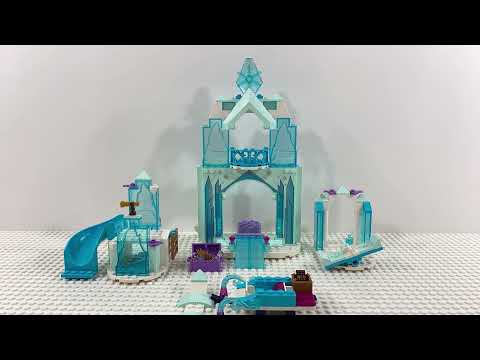 How To Build LEGO Disney Anna and Elsa's Frozen Wonderland 43194 Stop Motion Build