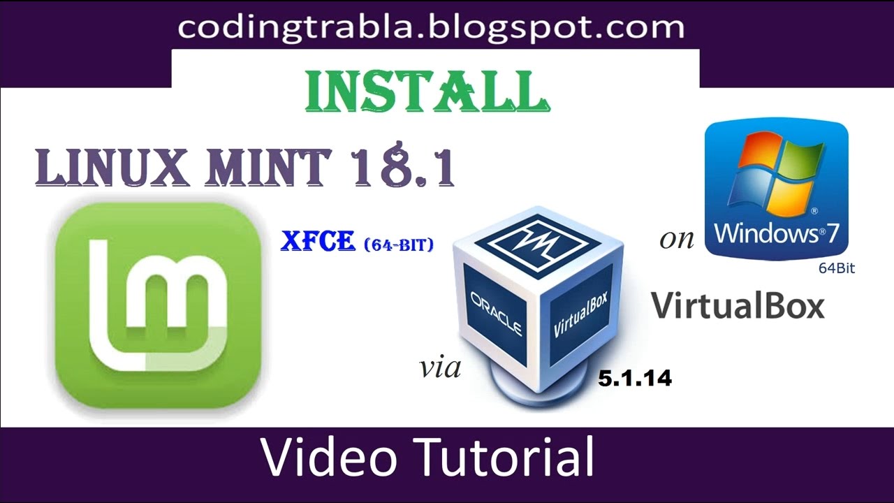 How to install Linux Mint 18.1 XFCE x64 on Windows 7 via VirtualBox ...