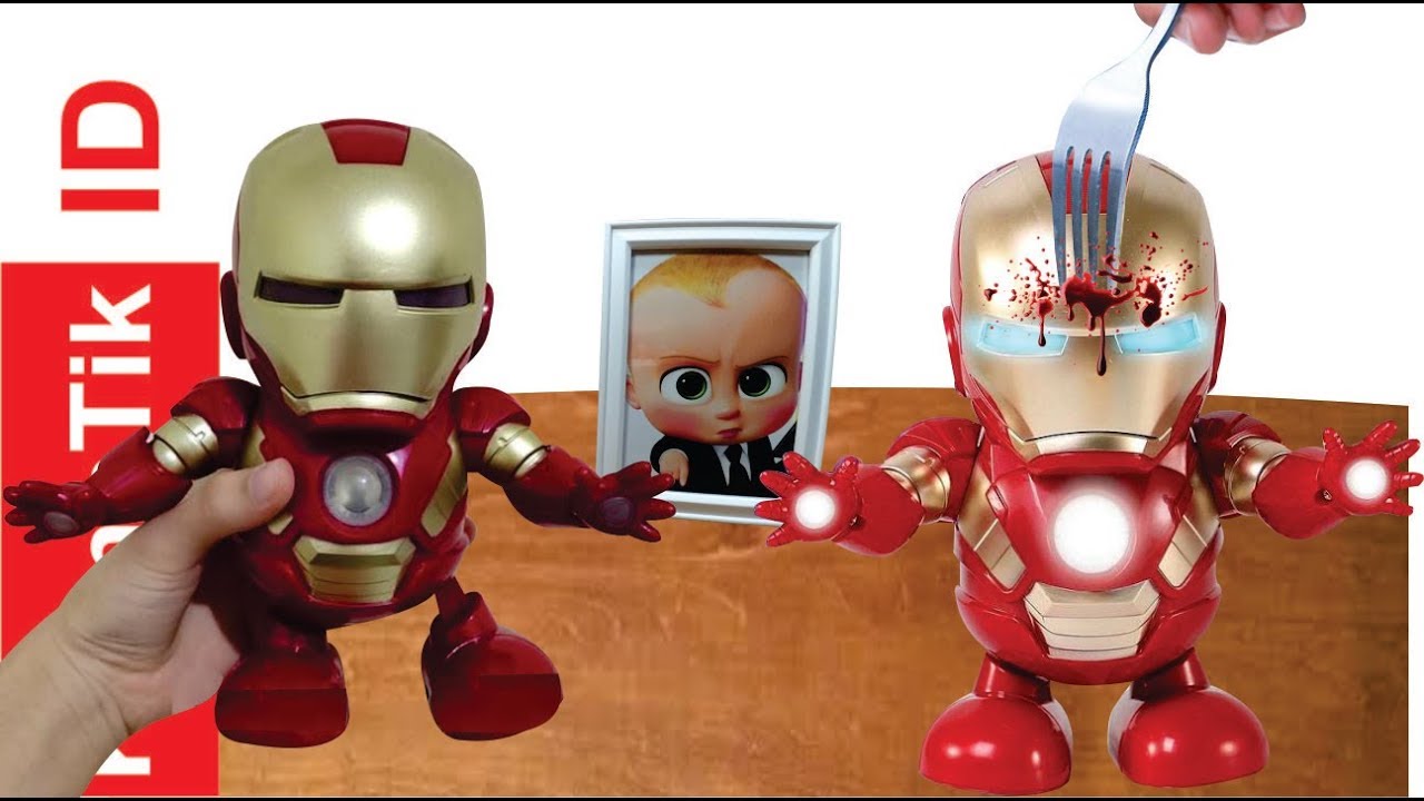 IRON MAN Dance I Love 3000 ~ KlunaTik Eating IRON MAN Dancing ~ KlunaTik ASMR Sounds No Talk (2020)