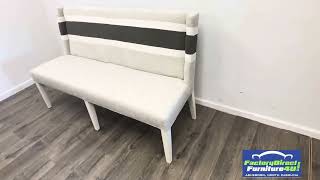 Universal Furniture Modern Farmhouse Upholstered Accent Bench