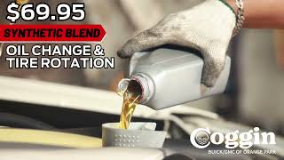 $69.95 Oil Change & Tire Rotation | Coggin Buick-GMC Service Special!