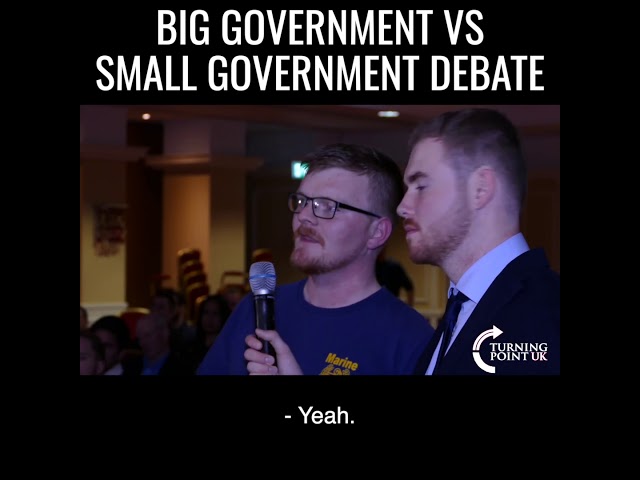 Big government vs Small government debate