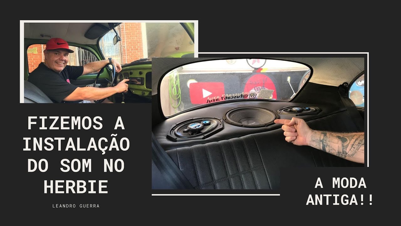 Instalando o rádio no fusca HERBEIE 53 VERDE