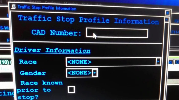 Racial Profile Reporting (85th Update)