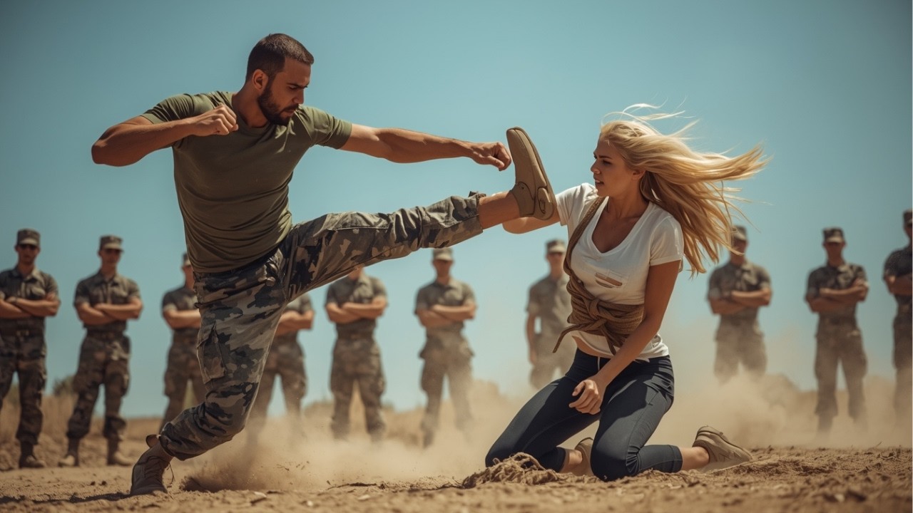 „Knie vor mir!“ Sie traten sie nieder – doch sie brach beiden die Beine vor 282 Navy SEALs