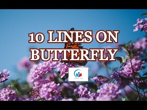 10 Lines on Butterfly in English | Short Essay on Butterfly | Best Lines on Butterfly | MyGuidePedia