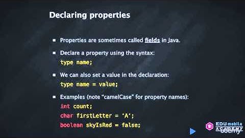 Java Programming for Mobile Developers Part 9