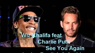 Wiz Khalifa See You Again Ft Charlie Puth Lyrics Eng Mtrjm