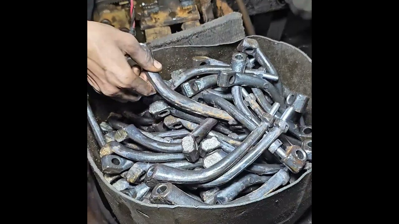 Ruster Rebar to Motorcycle Kick Start Lever (Complete Factory Process )