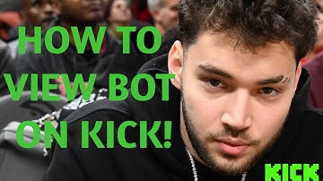 HOE KUN JE DE BOT OP KICK BEKIJKEN! (GRATIS)