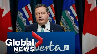 Alberta Premier Jason Kenney awaits fate from leadership review