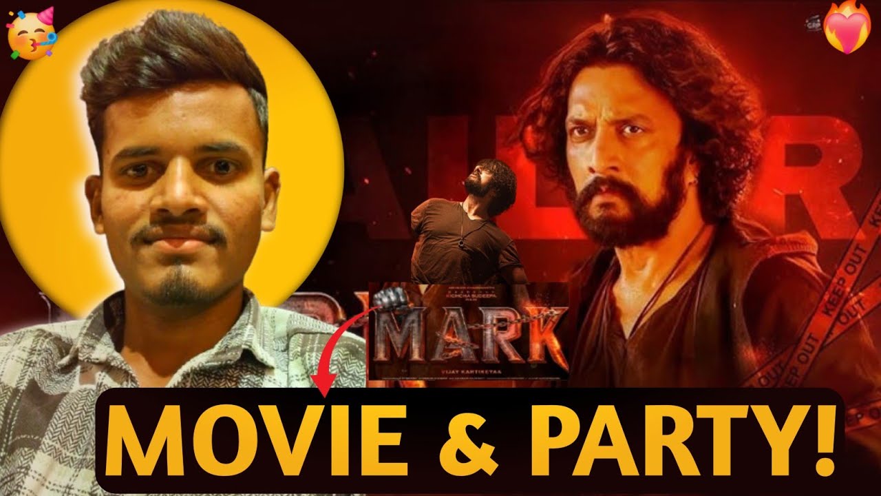 Mark Movie ಗೆ ಹೋದೆ I 🎬 Watching MARK at Triveni Theater + Chicken Party 🍗 | Honest Review