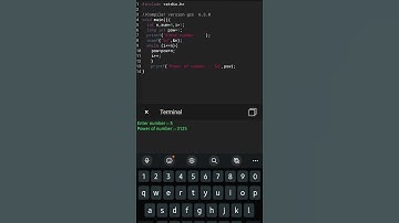 Program in C to calculate power of the number || Calculate n raised to n
