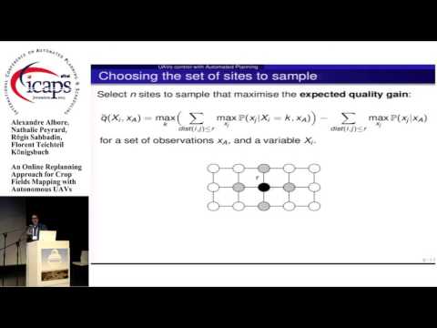 ICAPS 2015: &quot;An Online Replanning Approach for Crop Fields Mapping with Autonomous UAVs&quot;