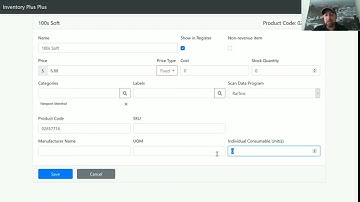 Getting Items Ready for Tobacco Scan Data with CSI Works on Clover Dashboard