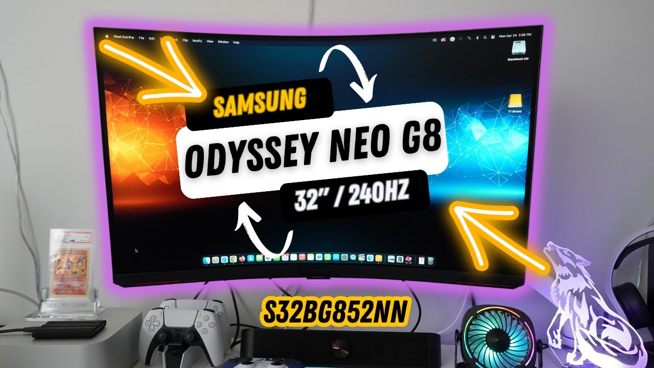 Samsung Odyssey Neo G8 32 4K 240 Hz Curved Gaming Monitor