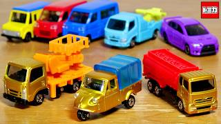 クリア賞はゴールドに輝く車両☆トミカ博in大阪 アトラクション景品 金