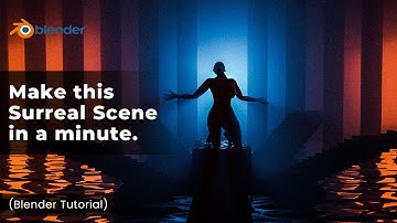 Surreal Scene in a Minute | Blender tutorial