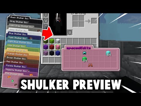 Shulker Preview For Minecraft Bedrock! (Better MCPE 0.26+)