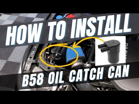 How to Install a BMS Oil Catch Can on a F Chassis Gen1 B58 BMW – Step