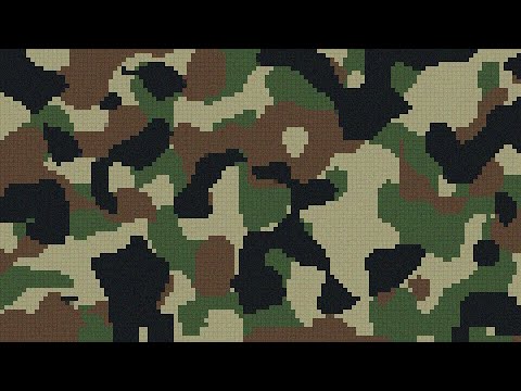 無料動画素材 動く背景素材 ピクセル迷彩柄 フリー素材 Youtube