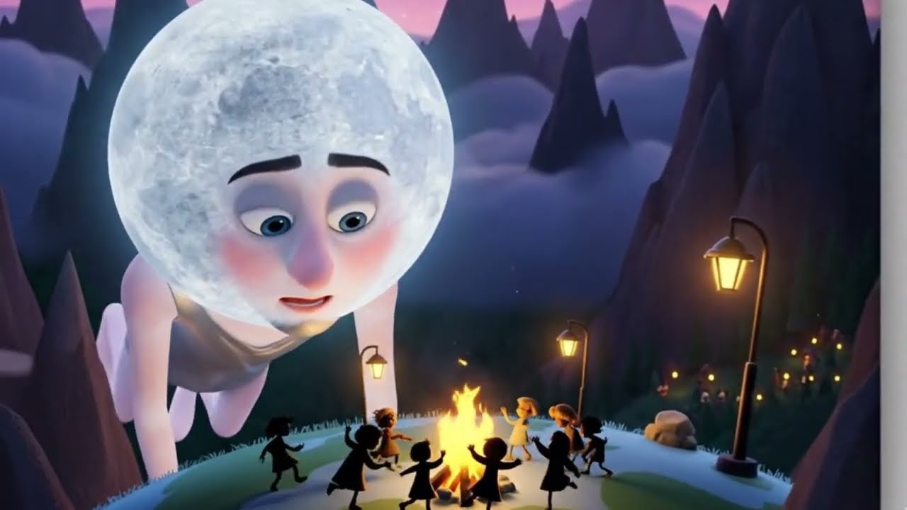 fairy tale about The Moon Who Learned to Smile