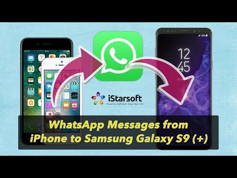 Transfer whatsapp from old iphone to new samsung galaxy s9+ with dr.fone - social apps backup&restore (ios) ★ download toolkit ios data...