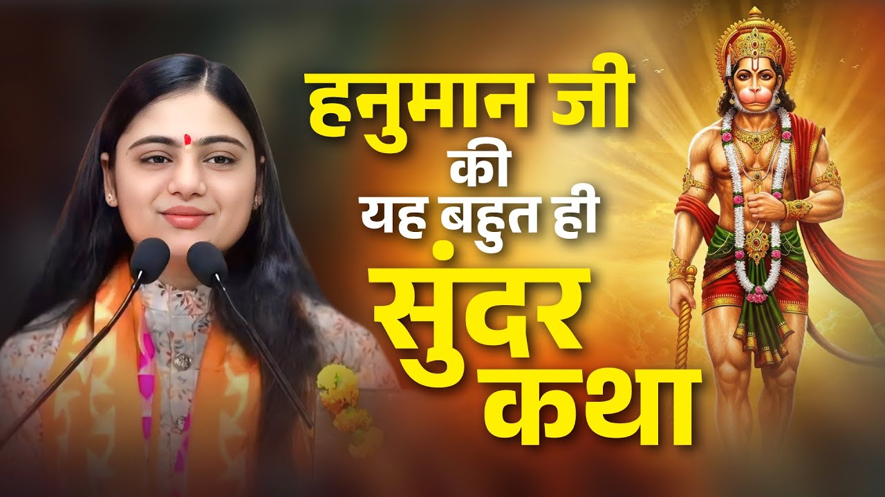 हनुमान जी की यह बहुत ही सुंदर कथा || Pujya Aradhna Devi Ji Hanuman Katha