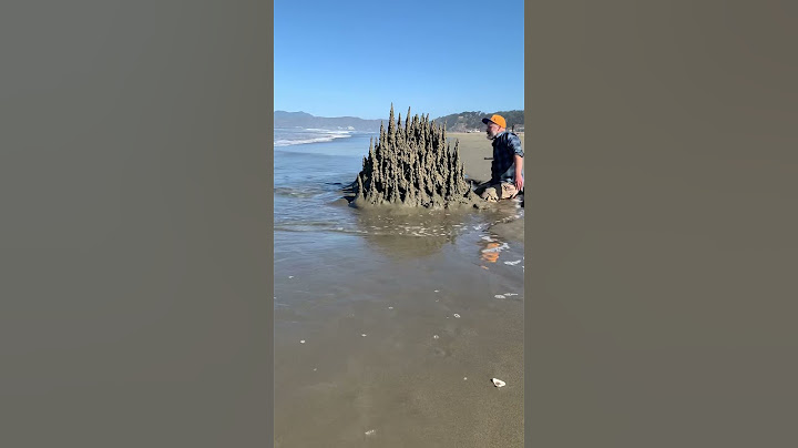 Giant sandcastle