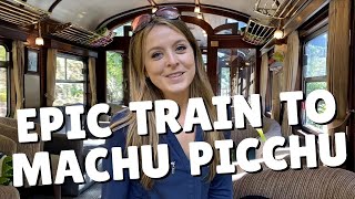 Riding Perurail Vistadome Observatory Train with Hiram Bingham Car from Cusco to Machu Picchu!