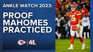 Ankle Watch 2023: Mahomes fully participates at Wednesday's practice