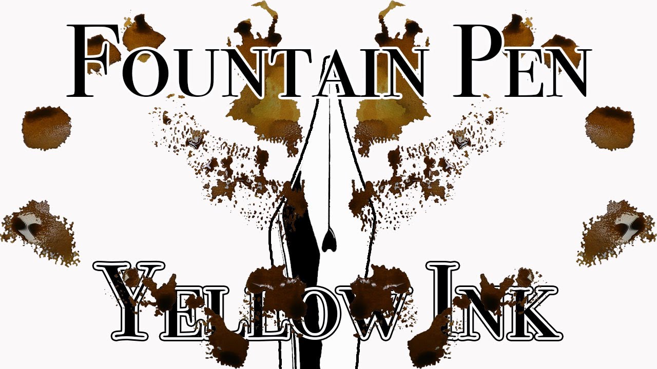 Vinta   Bronze Yellow La Paz Fountain Pen Ink Review 