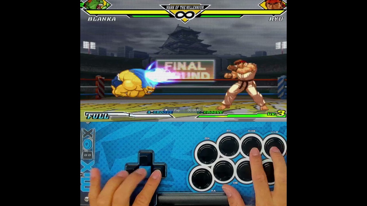 How to do back-charge moves roll cancel in Cvs2 ⏐Mixbox / Keyboard / Leverless controller