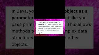 Famous CS3391  UNIT  2  Objects as parameters in java @EngineeringMasteryMadeSimple Profile