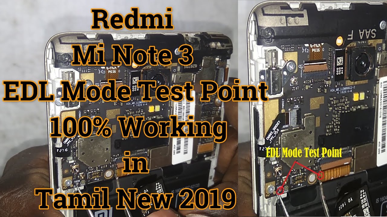 Redmi Note 6 Pro Edl Testpoint