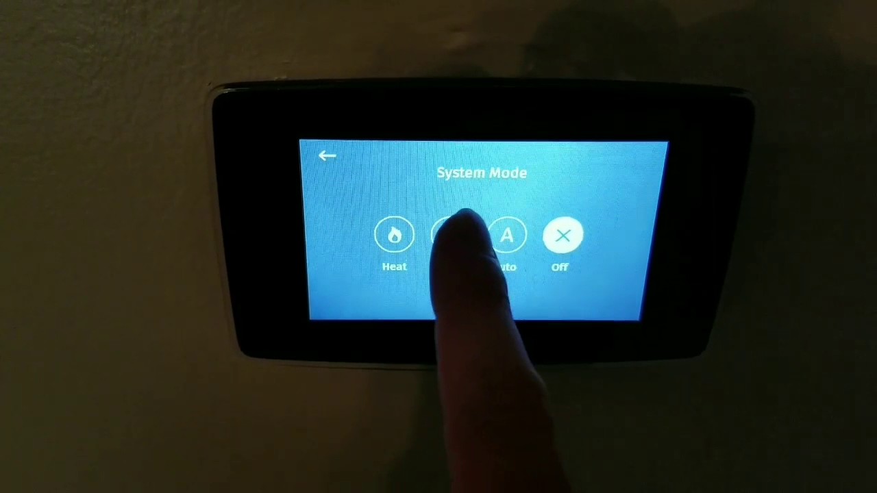 Emerson Sensi Touch Wi-Fi Thermostat - YouTube