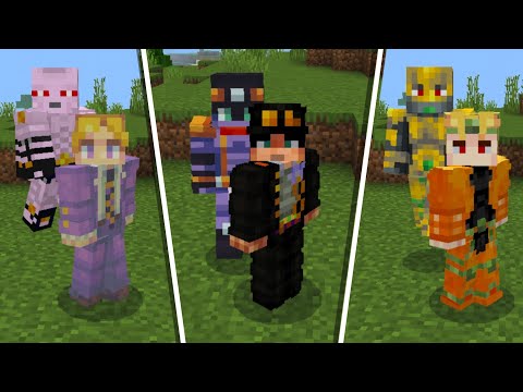 ATUALIZOU!! NOVA VERSÃO DO ADDON DE JOJO PARA MINECRAFT PE!! Minecraft Bedrock