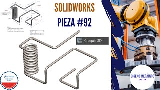 Como crear un Croquis 3D en SOLIDWORKS 2022 #92, Tutorial SOLIDWORKS, Ruta tuberia.