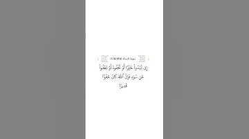 سورة النساء ١٤٩