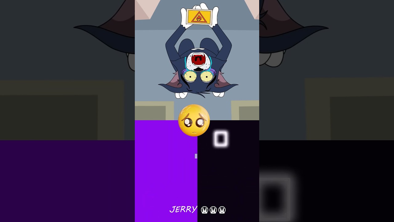 Poor Tom and Jerry... 😭😭😭😭😭 | @KitchenAnimation | Bouncing Square 