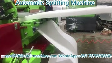 Automatic EPE Foam Splitting Machine | PE XPE EVA Foam Skiving Machine