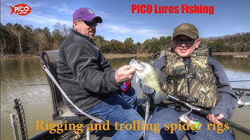 Rigging and fishing a spider rig for crappie featuring Mitch Glenn with PICO Lures