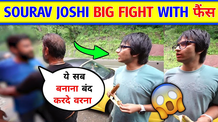 😱Sourav joshi Vlogs Fight with Subscribers| Sourav joshi Vlogs angry on This man । Vlog Sourav Joshi