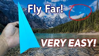 How To Make A Paper Airplane That Fly Far and Make Very Easy