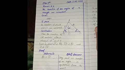 9th Class Theorem 12.6 video