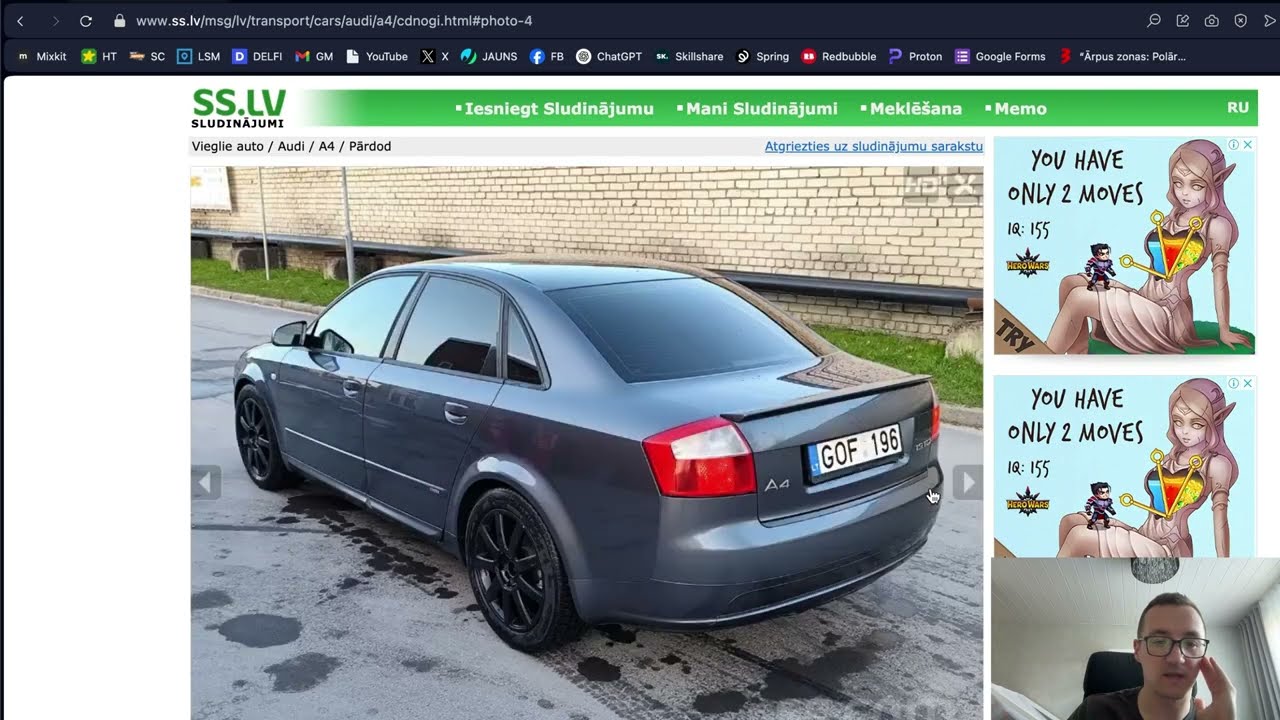 Ikdienas auto līdz 3000EUR